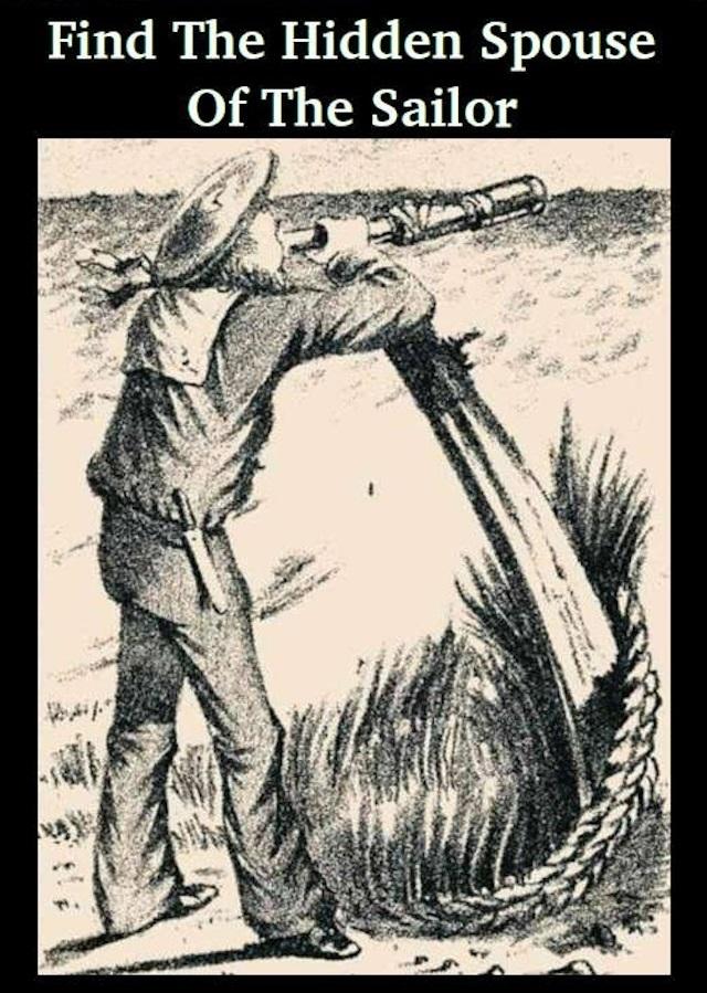 RIDDLE: Find The Hidden Spouse Of The Sailor